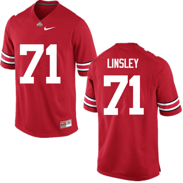 Men Ohio State Buckeyes #71 Corey Linsley College Football Jerseys Game-Red